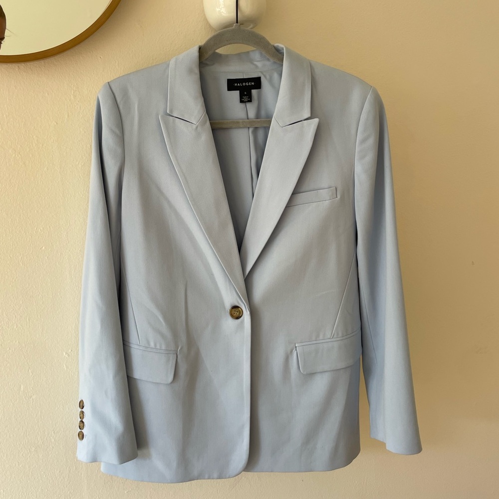 Halogen Light Blue Women's Blazer